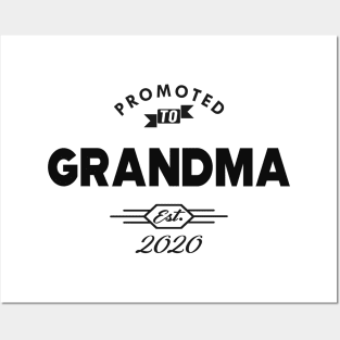 New grandma - Promoted to grandma est. 2020 Posters and Art